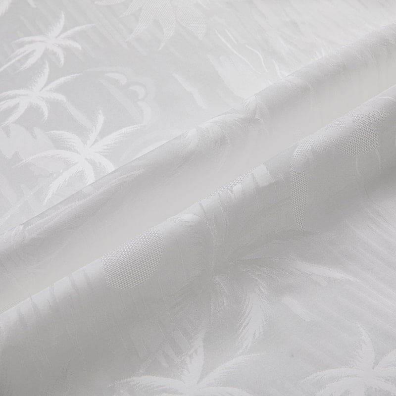 QY1076 Flower fabric low price high quality coconut pattern jacquard copper ammonia silk fabric