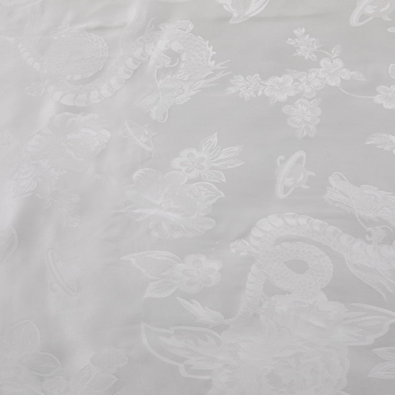 QY1072 Silk viscose dragon pattern fabric, door width 45", for dyed fabric silk jacquard satin fabric