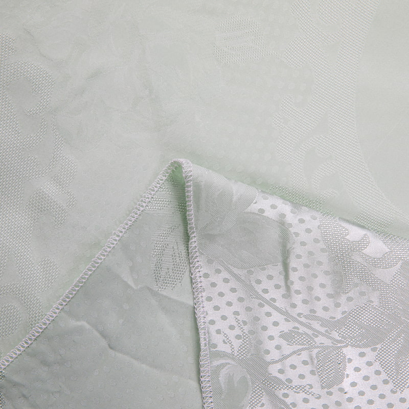 QY1077 Silk jacquard fabric, silk fabric polka dot bottom pattern plain silk fabric