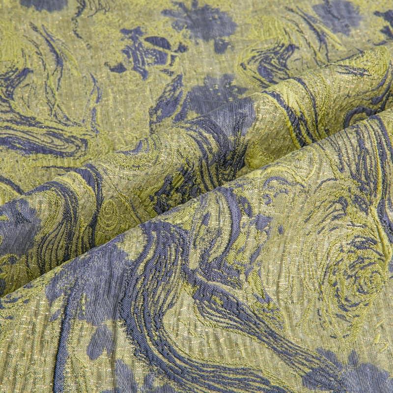 XY8719 Ripple abstract jacquard haute couture jacquard fabric