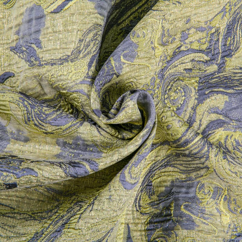 XY8719 Ripple abstract jacquard haute couture jacquard fabric