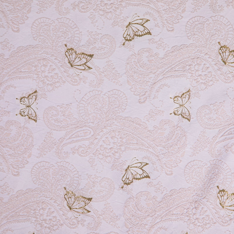 WY938 Butterfly jacquard fabric, lamé acetate fabric