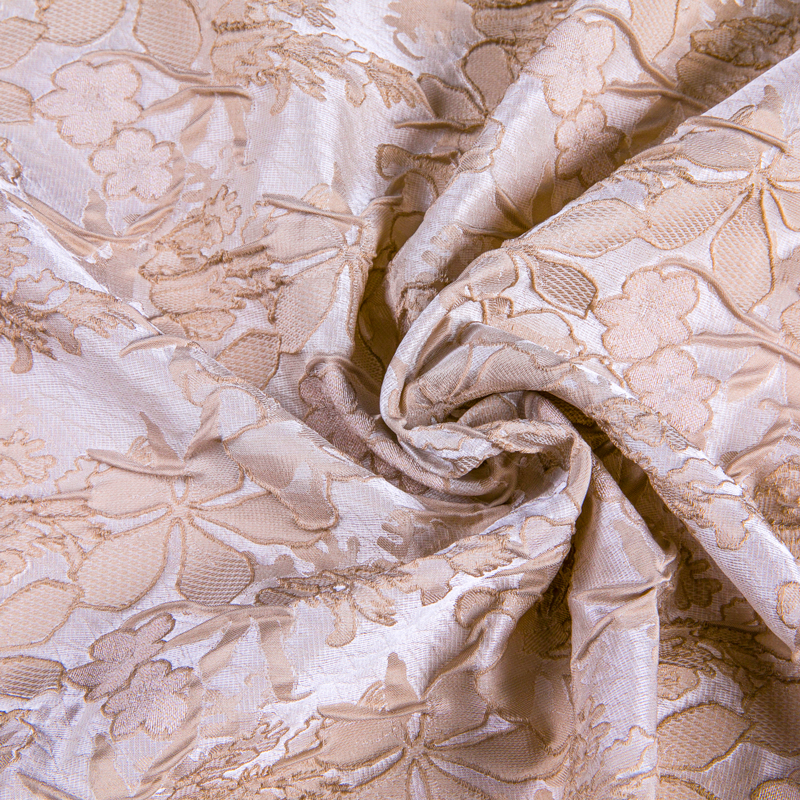 JY4756 Floral jacquard fabric, textured three-dimensional jacquard fabric